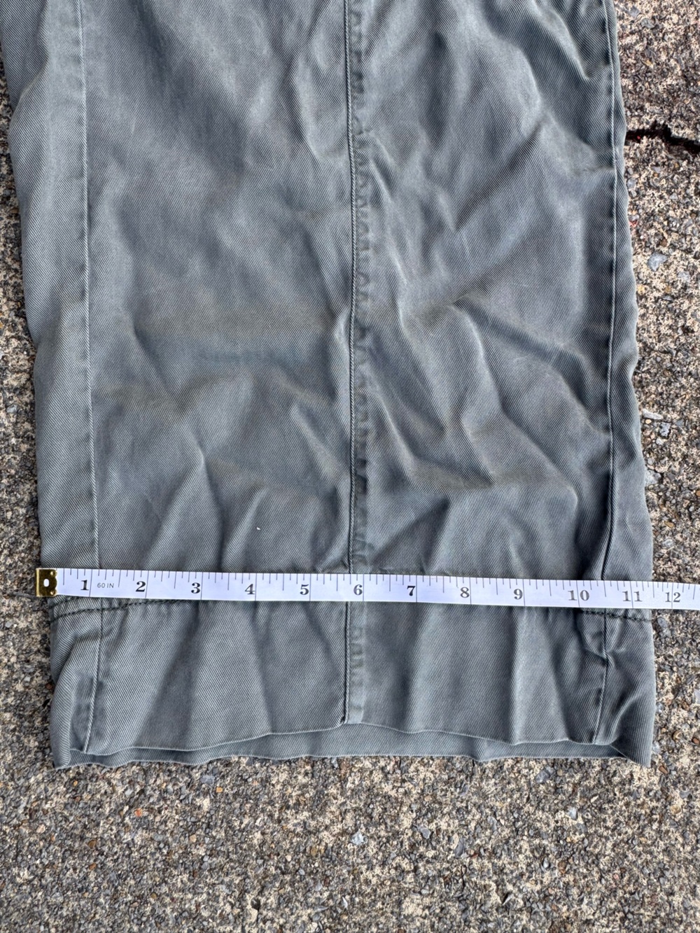 C&C California Olive Gray Drawstring Wide Leg Pants Large Boho Tencel Artsy - Picture 15 of 15